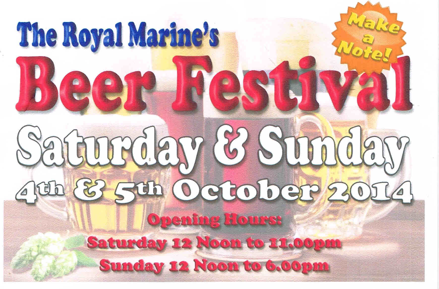 Beer Festival – The Royal Marine
