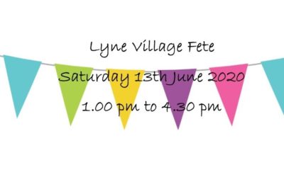 Lyne Village Fete – Saturday 13th June 2020